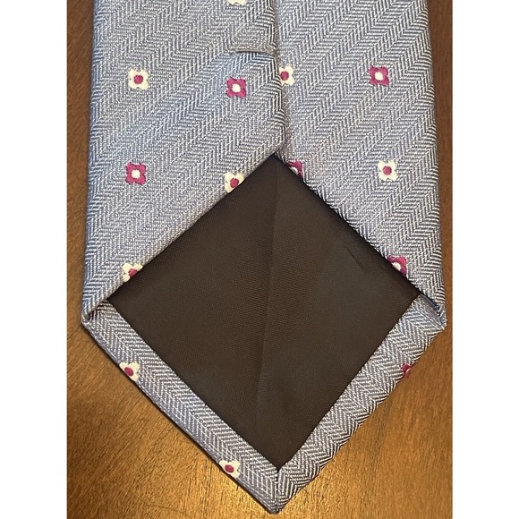 Cedar Woodstate Blue 100% Polyester Men’s Neck Tie Made In China - Picture 2 of 9